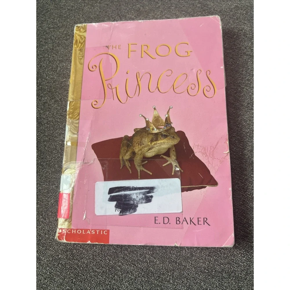 Scholastic The Frog Princess Book Kids OS Pink E.D. Baker Paperback 0439591015
